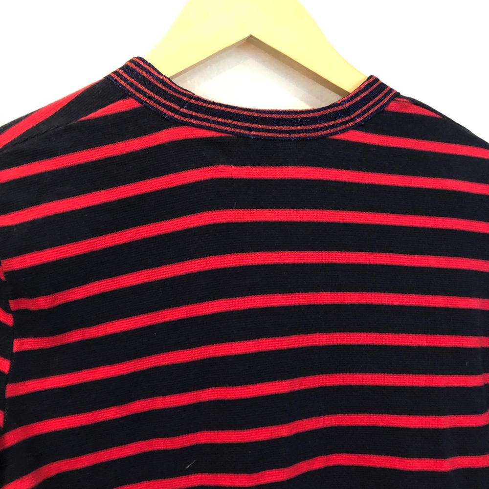J. Crew Blue & Pink Metallic Striped Cardigan - Picture 8 of 13
